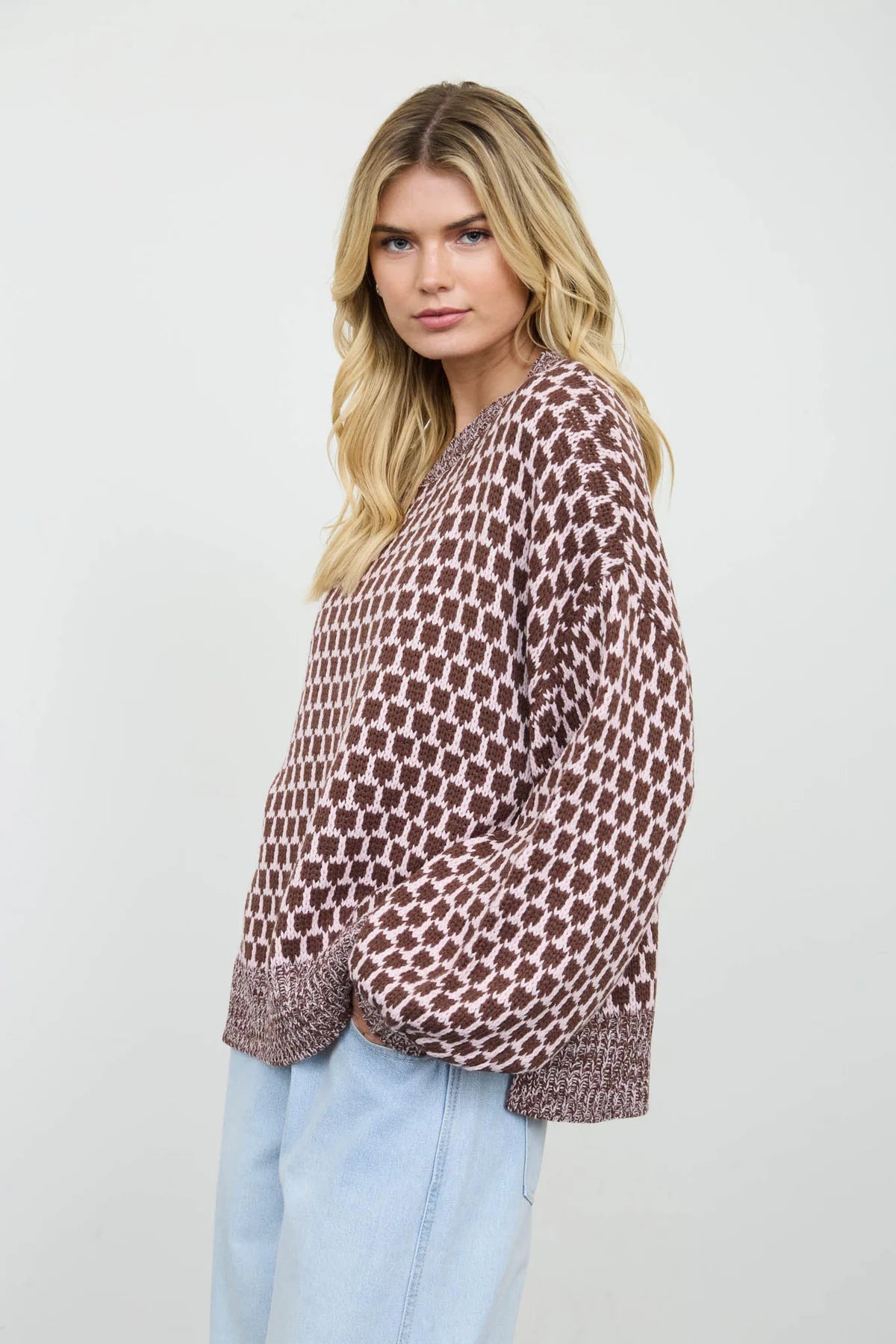 Graceful Geometric Sweater