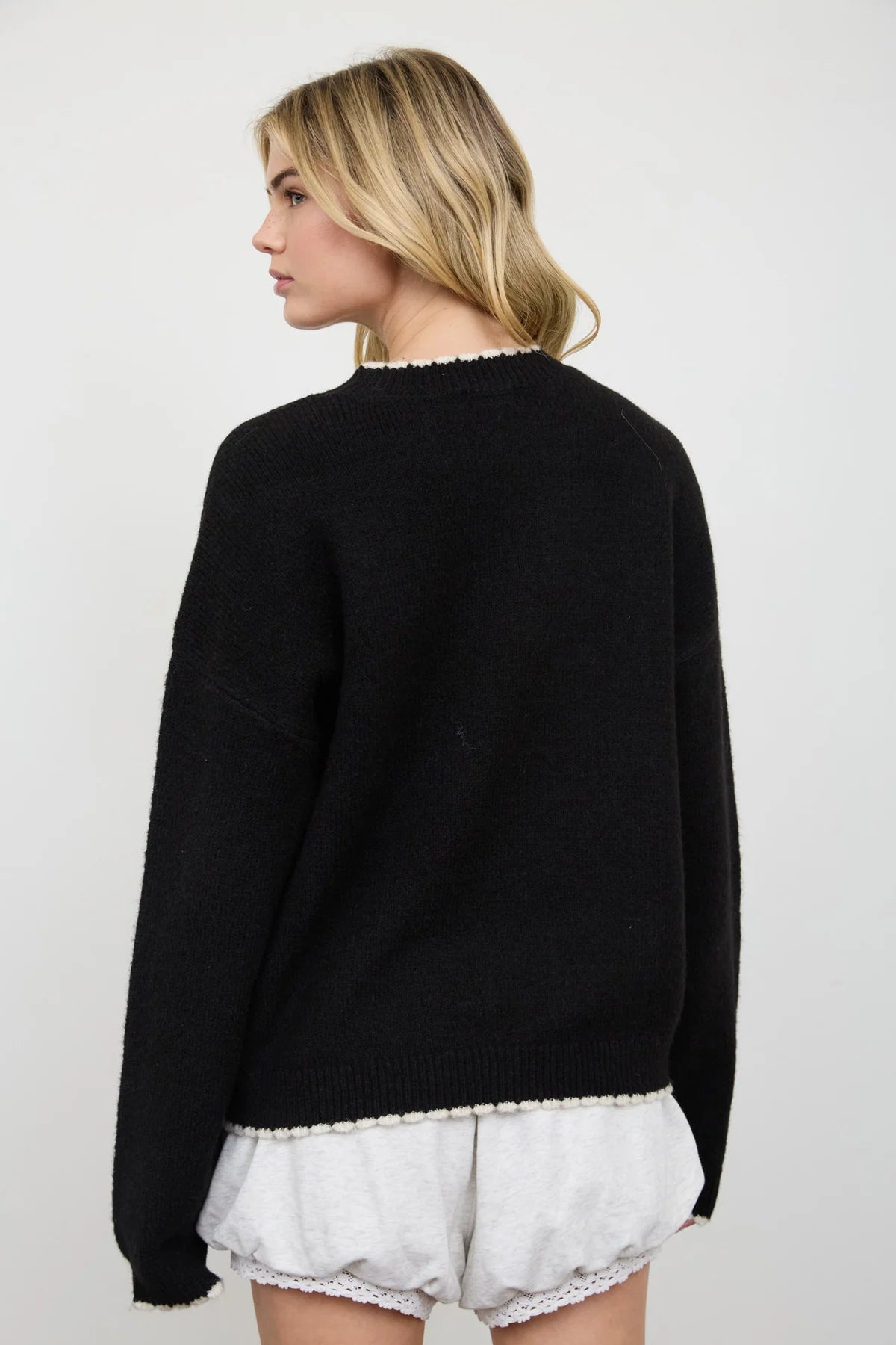 Black Bear Cloud Sweater