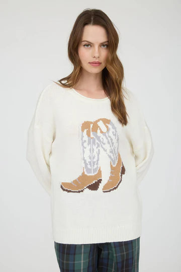 WESTERN BOOT SWEATER