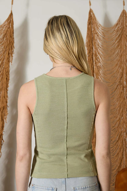 Exposed Seam Knit