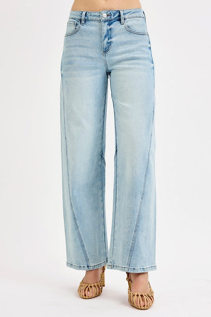 RISEN BARREL JEANS