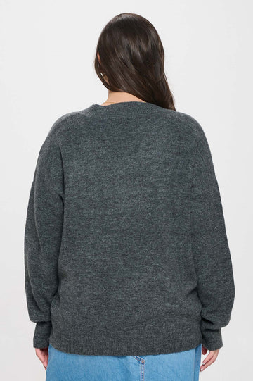 DROP SHOULDER SWEATER