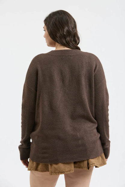 DROP SHOULDER SWEATER