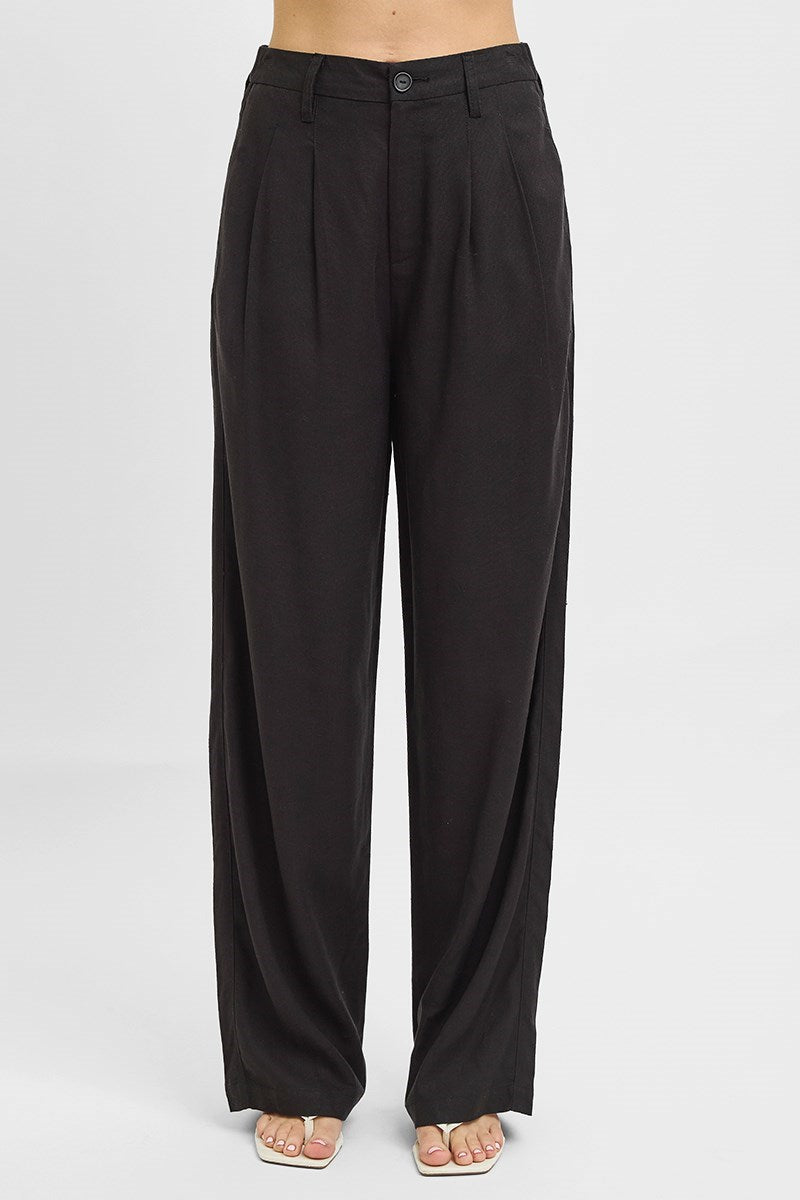 RISEN BAGGY LINEN-HIGH