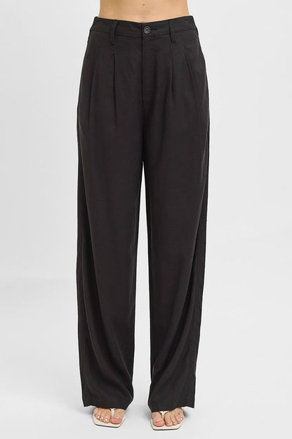 RISEN BAGGY LINEN-HIGH