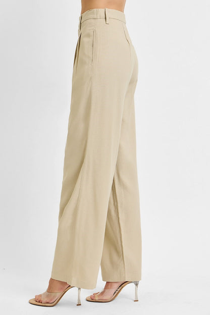 RISEN BAGGY LINEN-HIGH