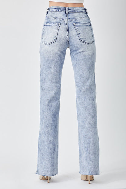 RISEN LONG STRAIGHT JEANS