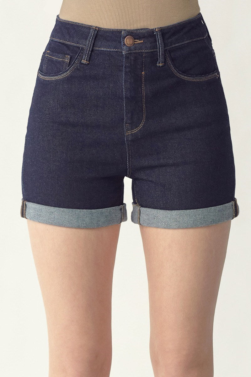 RISEN DARK ROLLED SHORTS