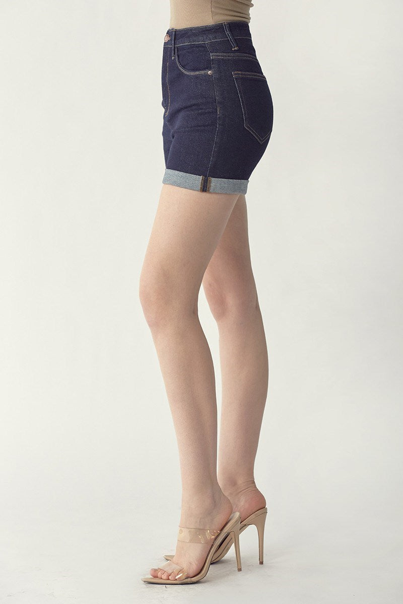 RISEN DARK ROLLED SHORTS