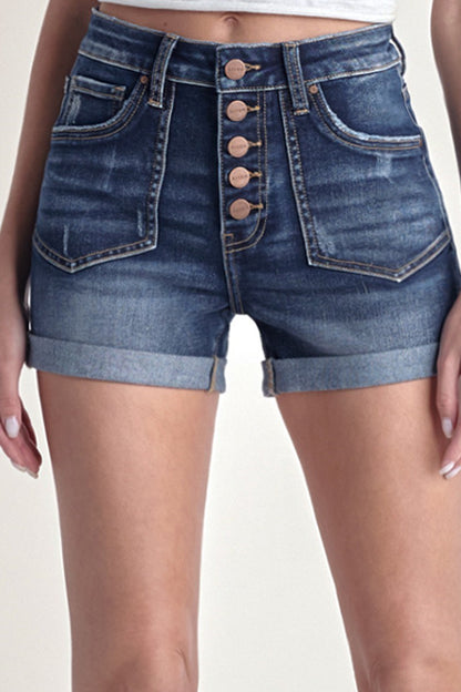 Risen Button Fly Cuff Shorts