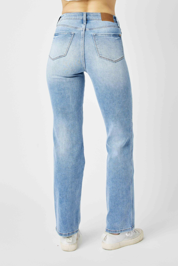 Judy Blue TC Contrast Wash Straight