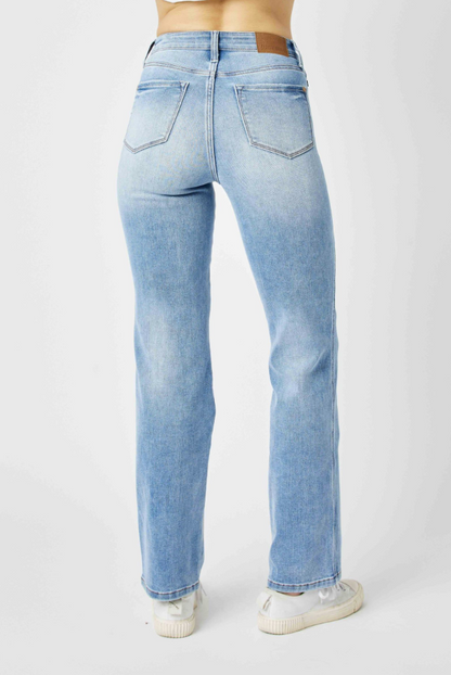 Judy Blue TC Contrast Wash Straight