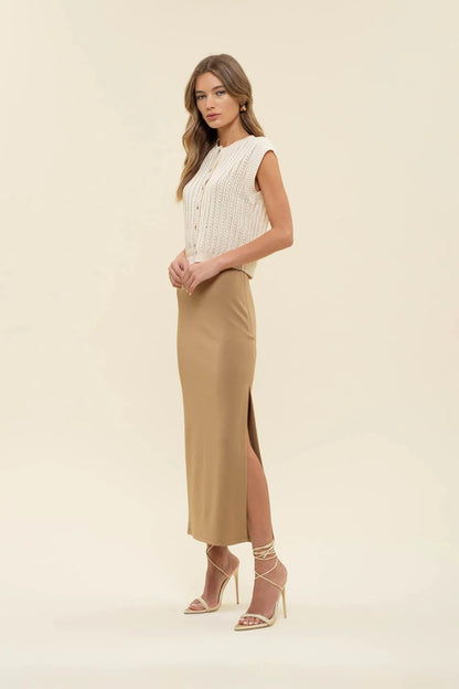 High Waist Pencil Skirt