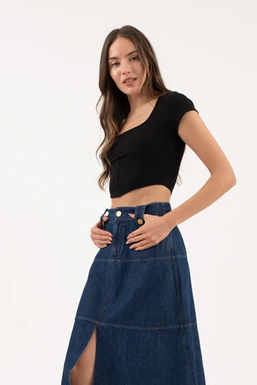 CORSET CROP TOP