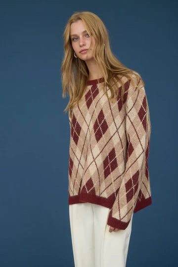 ARGYLE SWEATER