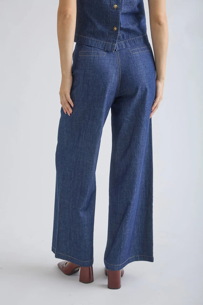 Pleaded Wide Leg Pants