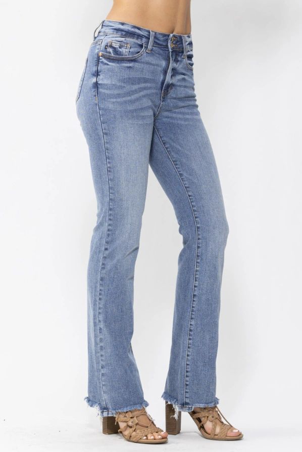 JUDY BLUE BUTTON BOOTCUT