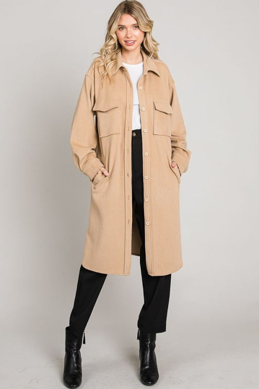 Soft Lofty Corduroy Shacket