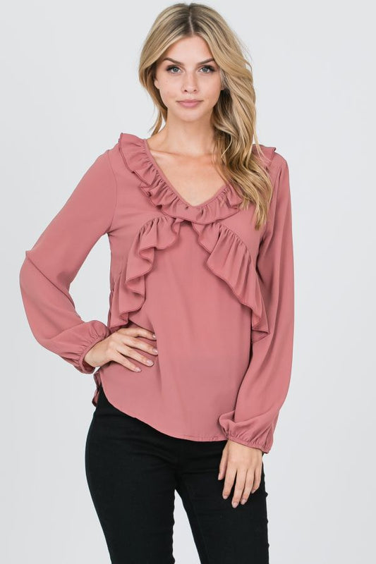 Angelina Ruffles Blouse