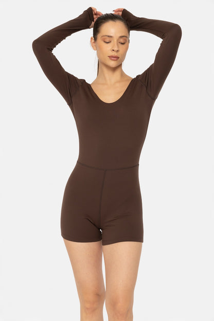 Long Sleeve Active Romper