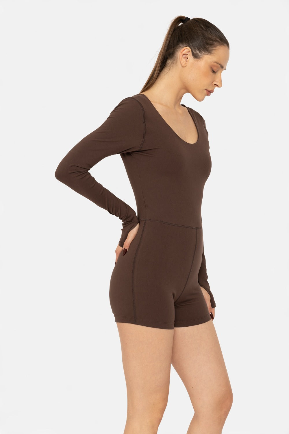Long Sleeve Active Romper