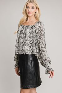 Snakes Den Blouse