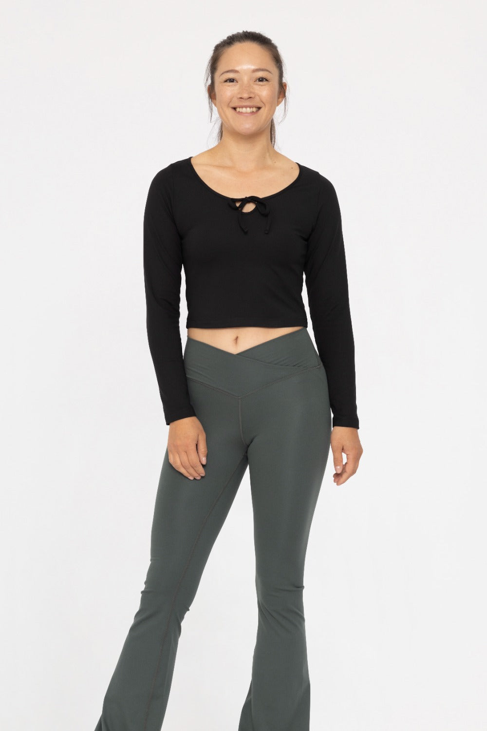 Soft Scoop Long Sleeve Active Top
