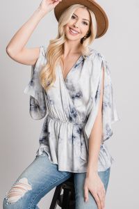 Silky Wrap Top