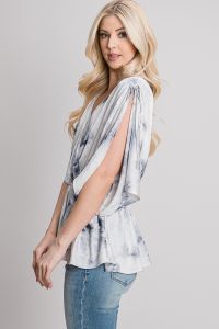 Silky Wrap Top