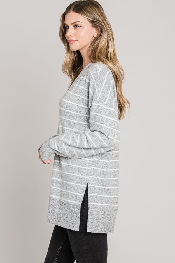 Striped Oversized Tunic