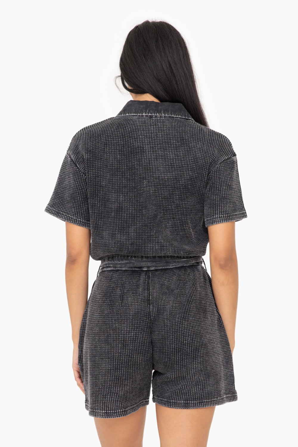 Mineral Wash Cotton Playsuit