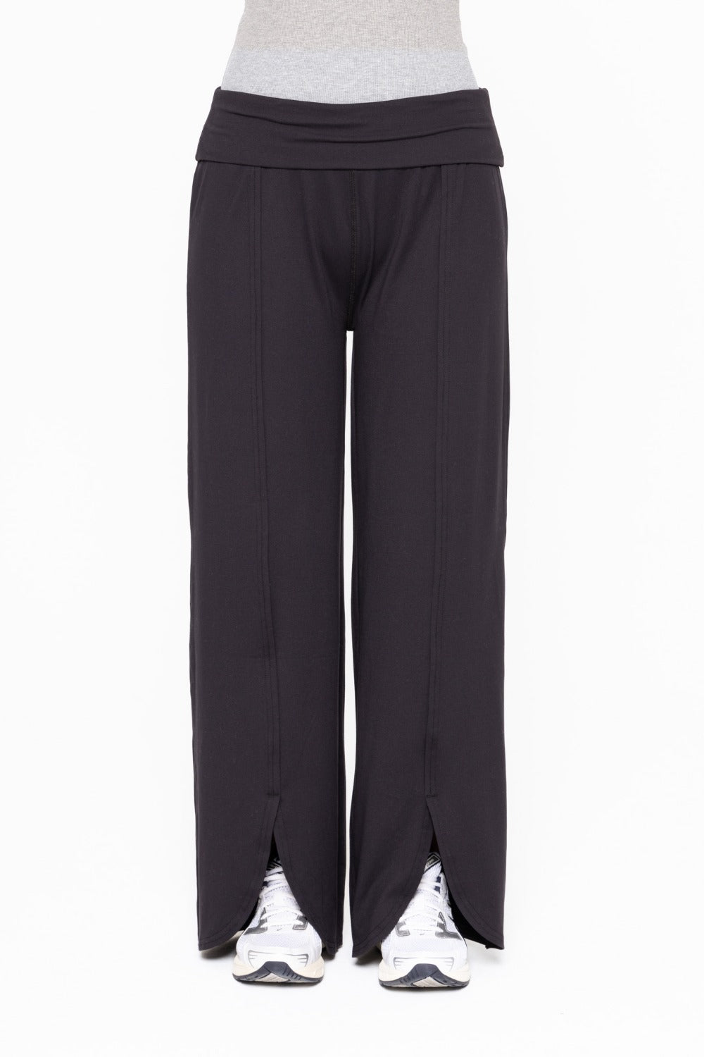 Tulip Hem Foldover Waist Lounge Pants