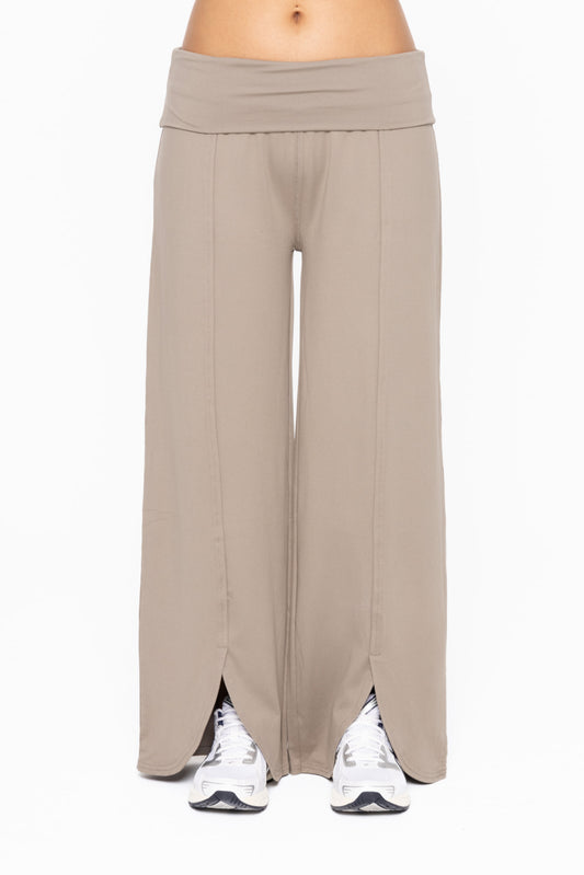 Tulip Hem Foldover Waist Lounge Pants