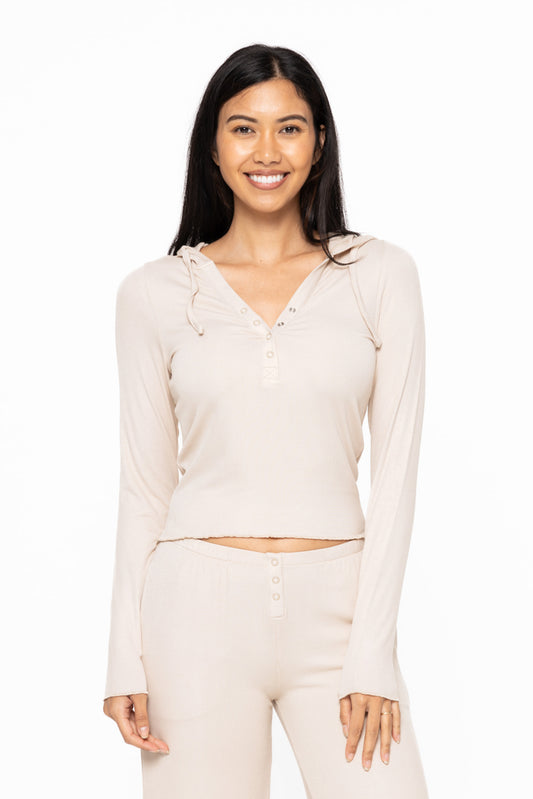 Bamboo Henley Hoodie