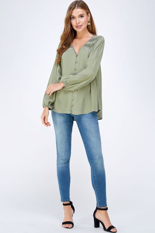 Button Down Blouse