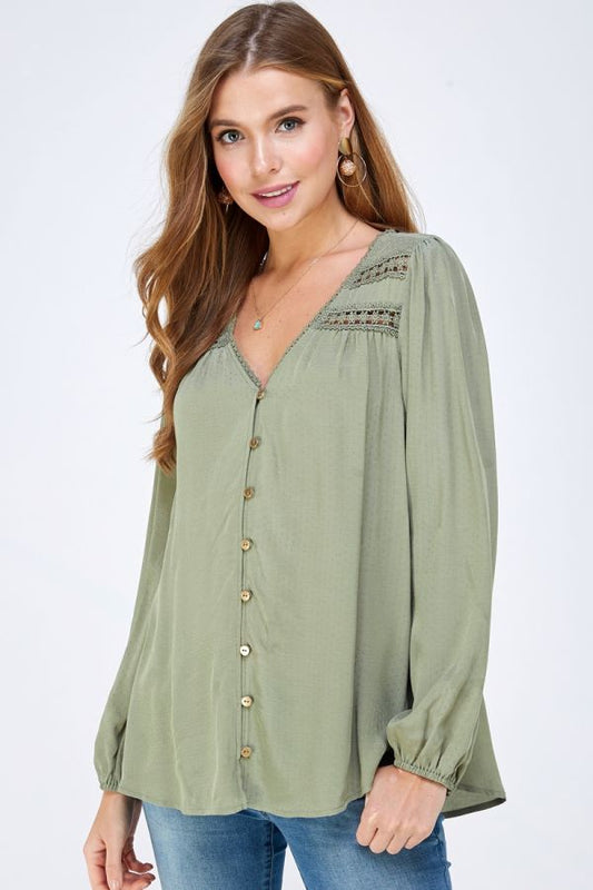 Button Down Blouse