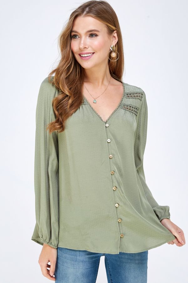 Button Down Blouse
